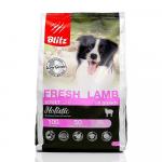 БЛИЦ Holistic Fresh Lamb Adult Dog All Breeds низкозерновой для собак Свежий Ягненок12кг 5326 АГ