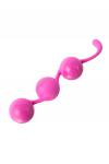 Вагинальные шарики Seven Creations, силикон, розовые, O 3,5 см