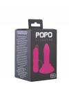 Анальная втулка TOYFA POPO Pleasure, TPR, розовая, 14 см