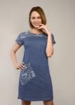 Платье женское "СОНАТА-1" (тёмно-синий № 15)