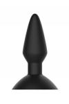 Анальная вибровтулка Magic Motion Equinox, силикон, черная, 8,8 см