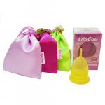 Чаша менструальная "Атлас Премиум", желтая M