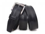 Кожаный черный мужской джинсовый ремень B45-57