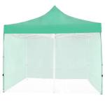 Тент-шатер "Дворец" раздвижной 3*3*2,5м, 3 стенки+антимоскитная сетка, зеленый