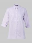 Блуза из хлопка комбинированная 210813-4538