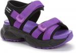 KEDDO черный/фиолетовый текстиль детские (для девочек) туфли открытые (В-Л 2022)