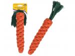 Игрушка для животных Морковка. Общая длина 25 см, NEW