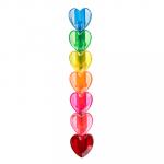 ClipStudio Набор маркеров-выделителей в форме сердца, 6 цветов + 1 колпачок, након. 3мм, ПВХ бокс