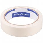 Клейкая лента малярная OfficeSpace, 25мм*25м, ШК, КЛ_18612