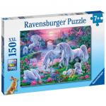 Пазл Ravensburger «Единороги в лучах заката», 150 эл.