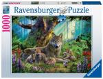 Пазл Ravensburger «Волки в лесу», 1000 эл.