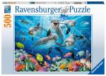 Пазл Ravensburger «Дельфины», 500 эл,