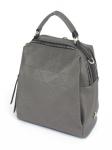 Рюкзак жен искусственная кожа ADEL-195/3в (сумка change), 2отд+карм/перег,  серый флотер  245047