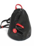 Рюкзак жен искусственная кожа ADEL-209/1в,  1отд+карм/перег,  черный/красный   245636