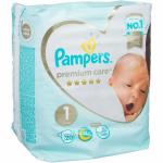 *СПЕЦЦЕНА PAMPERS Premium для новорожденных (2-5 кг) 20 шт