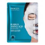 Images, Кислородная маска для лица с бамбуковым углём и аминокислотами Bamboo Charcoal Bubble Mask, 25 гр