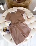 Костюм женский: футболка и шорты (one size) 42-46 арт. 1306998