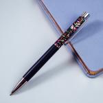 Ручка шариковая автоматическая MESHU Black sand синяя, 1,0 мм, MS_94147