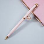 Ручка шариковая автоматическая MESHU Pink jewel синяя, 1,0 мм, MS_94048