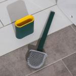 Ершик для унитаза силиконовый с креплением на стену и пол