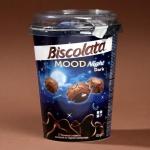 Печенье Biscolata Mood  BITTER с черным шоколадом  125г (стакан) 24