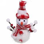 Украшение новогоднее "Весёлый снеговик" 20*12 см