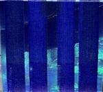 Бант для оформления подарка "Сияние" 3 см, d=10 см, Синий