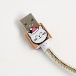 Набор кабель Micro USB + зарядное устройство, модель PB-02, "Заряд милоты",7,3 х 14,7 см