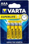 Батарейка VARTA Superlife мизин. AAA - 4 шт.