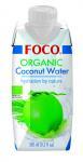 FOCO Органическая кокосовая вода, БЕЗ САХАРА, (USDA organic)