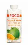FOCO Кокосовая вода с манго, 100% натуральная, БЕЗ САХАРА