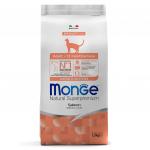 Monge Cat Monoprotein корм для взрослых кошек с лососем 1,5 кг