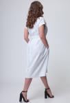Платье Anastasia Mak 1018 белый полоска