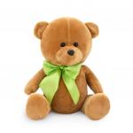 Мягкая игрушка Медведь Топтыжкин коричневый с бантиком 25  см.