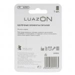 Батарейка алкалиновая (щелочная) LuazON, 6LR61, 9V, крона, блистер, 1 шт