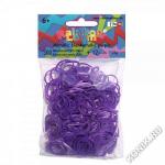 Резиночки для плетения браслетов RAINBOW LOOM Фиолетовый металлик