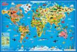 Карта Мира настенная. Мой мир. 101х69 см. ЛАМ ГЕОДОМ