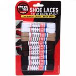 Шнурки для обуви Классические, плоское сечение, цвет микс, 10 пар 100 см
