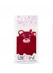LARMINI Колготки LR-C-BEAR-B-B-LGS-G, цвет бордовый/кремовый