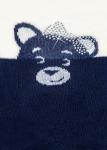 LARMINI Колготки LR-C-BEAR-171705-171704, цвет темно-синий/кремовый