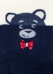 LARMINI Колготки LR-C-BEAR-B-B-RED-LGS-B, цвет темно-синий/кремовый