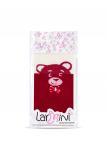 LARMINI Колготки LR-C-BEAR-B-B-LGS-B, цвет бордовый/кремовый