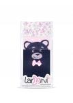 LARMINI Колготки LR-C-BEAR-B-B-LGS-B, цвет серый/розовый
