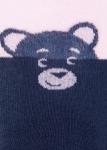 LARMINI Колготки LR-C-BEAR-000001, цвет серый/розовый