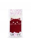 LARMINI Колготки LR-C-CAT-000001, цвет бордовый/кремовый