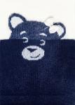 LARMINI Колготки LR-C-BEAR-B-B-S-B-G, цвет темно-синий/кремовый
