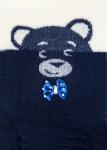 LARMINI Колготки LR-C-BEAR-B-B-LGS-B, цвет темно-синий/кремовый