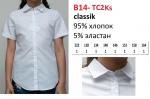 B14-TC2ds (122-164) Блузка для девочек кор. рукав, BROSTEM