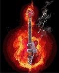 Бас-гитара в огне