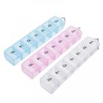 Контейнер для мелочей, 7 отсеков, пластик, 15х3,3см, "Ежедневный", 3 цвета